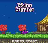 Rhino Rumble Title Screen